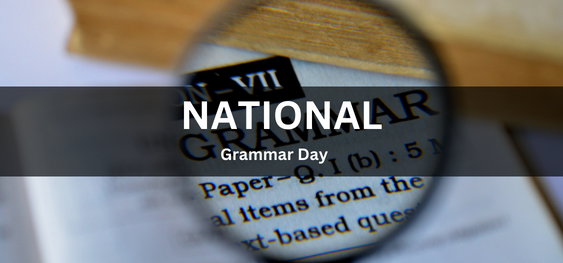 National Grammar Day [राष्ट्रीय व्याकरण दिवस]